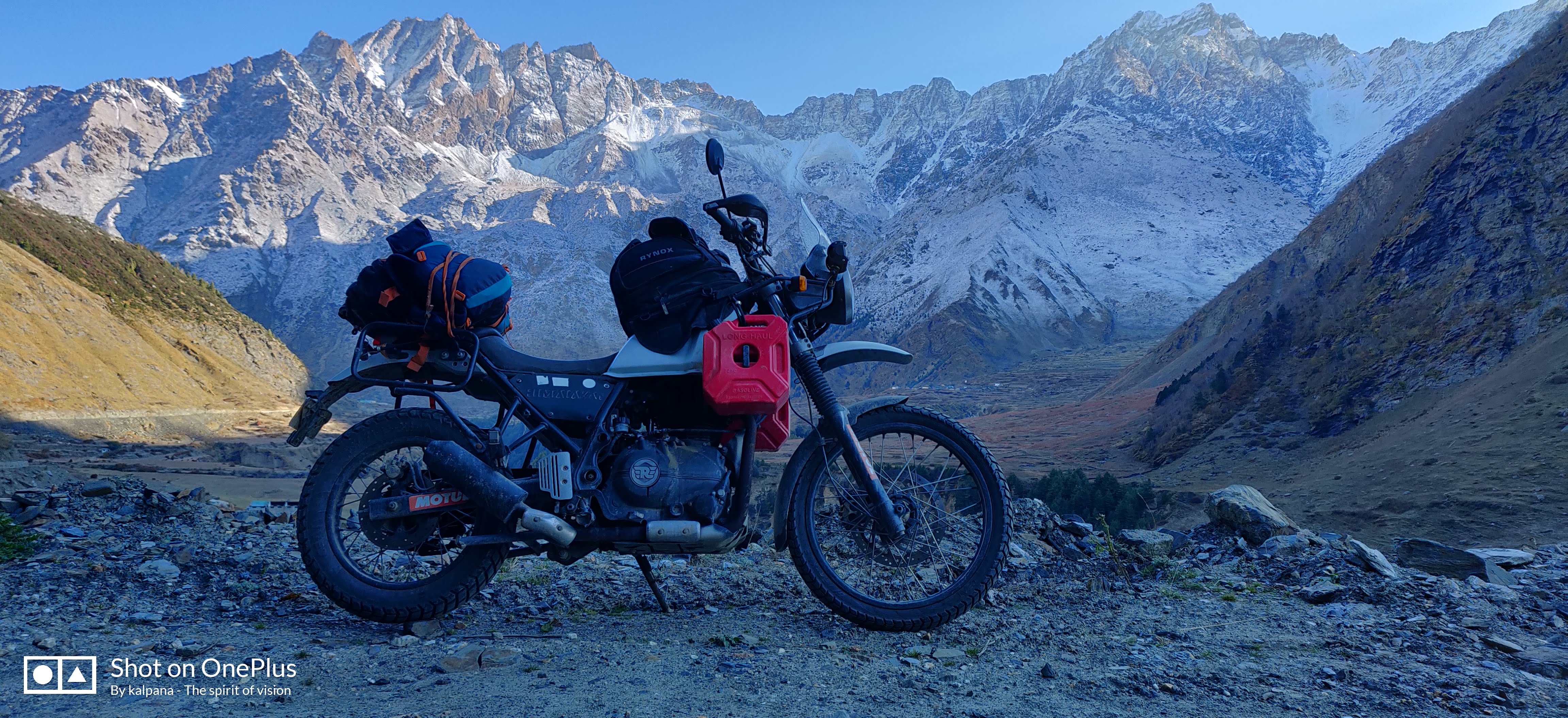 Expedition vehicle navigating remote border roads in Vyas Valley