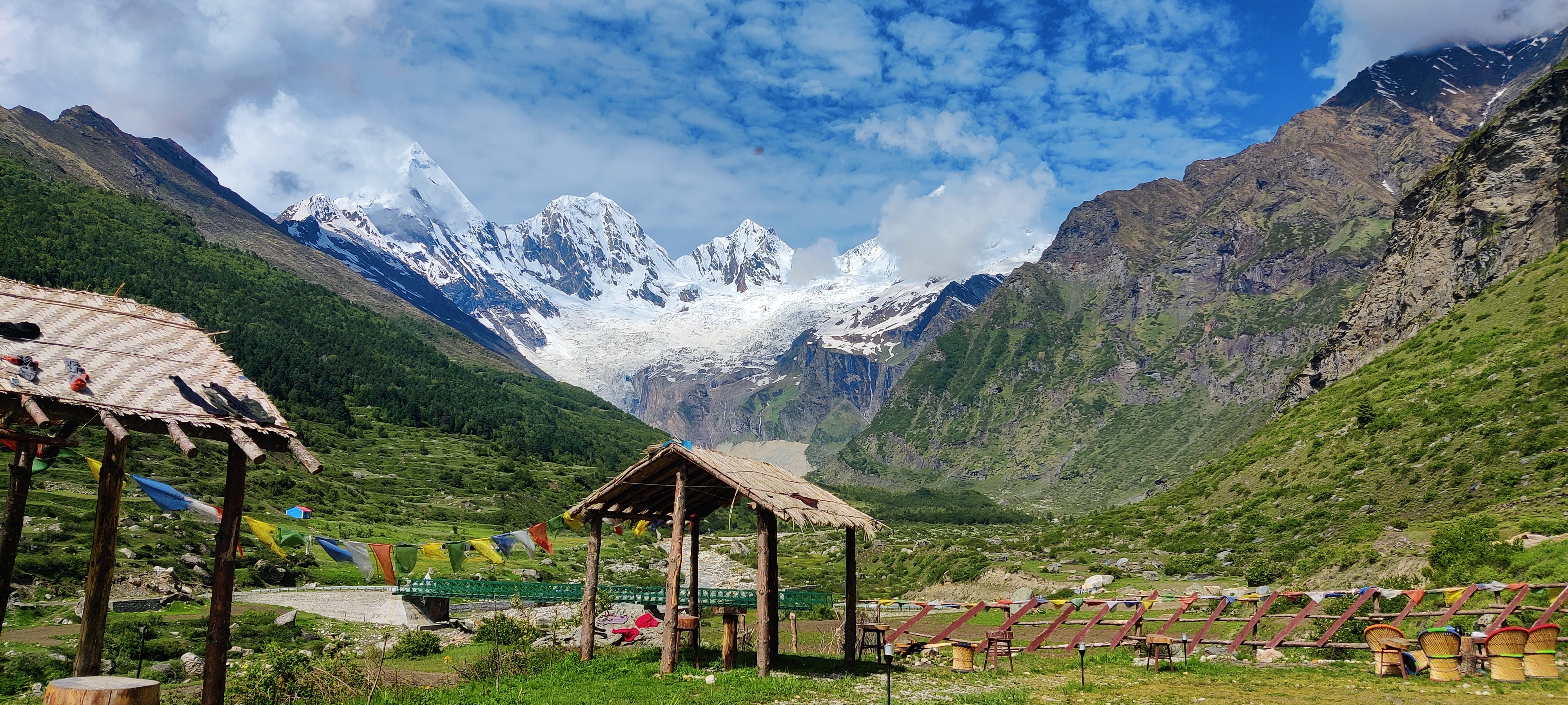 Riders enjoying the pristine valley view