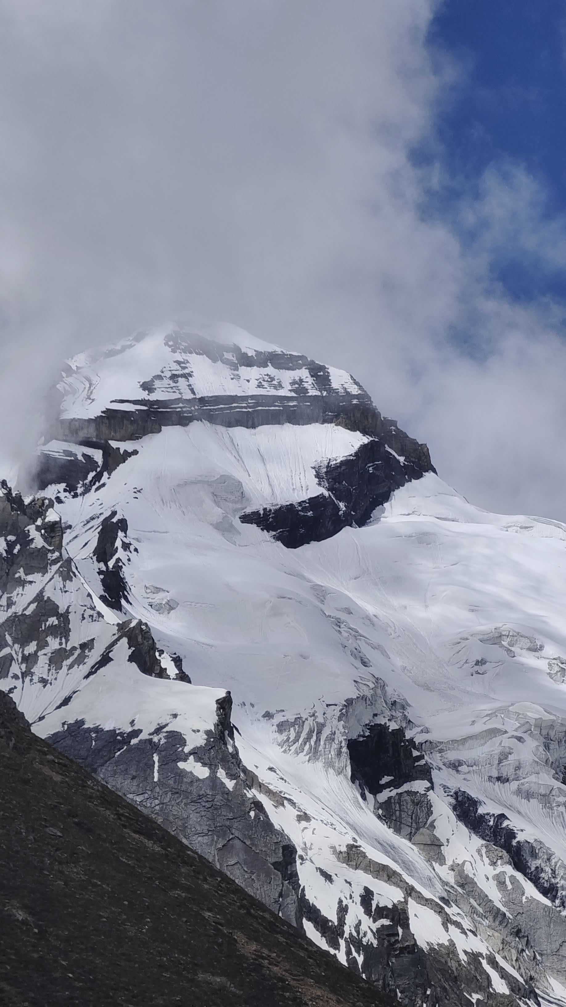 Wild glacial rivers cutting through valleys